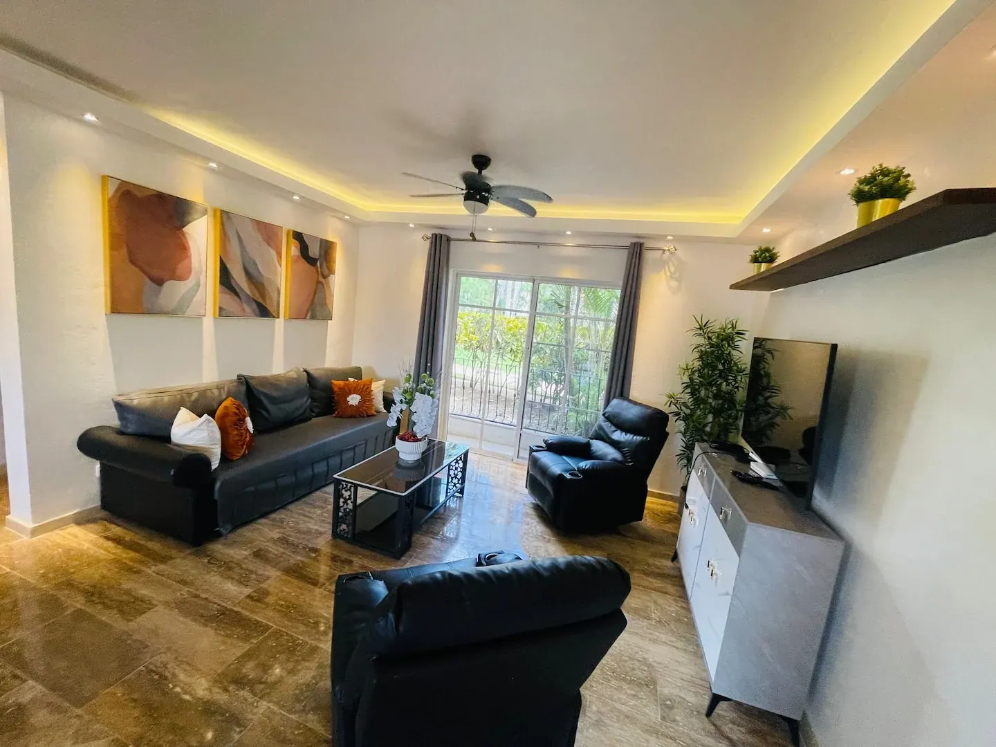 Sala del apartamento